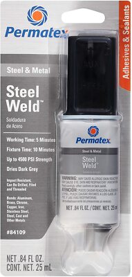 PERMATEX 84109 - PermaPoxy 4 Minute Multi-Metal Epoxy, 0.84 oz.