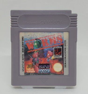 Nintendo GameBoy - Worms ( Nur das Modul ) akzeptabel 