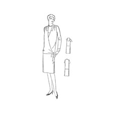 Past Patterns 0667 - 1920s Jumper Dress Sewing Pattern bust size 34 b34