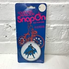 VINTAGE BATMAN SNAP ON BIKE REFLECTOR SUPERFRIENDS RARE DC JLA NEW 1978