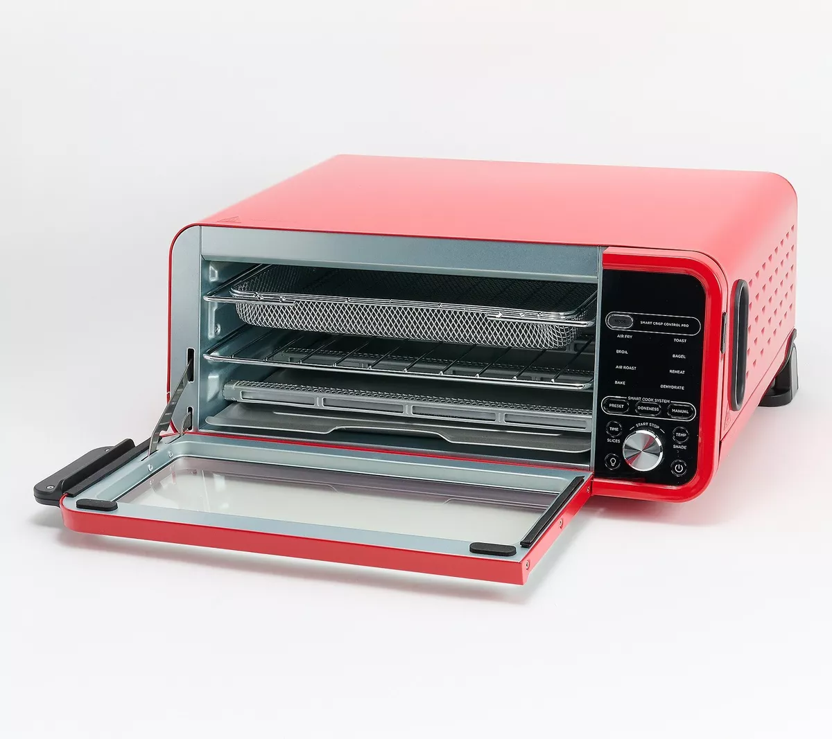 Ninja Foodi XL 10-in-1 Flip Digital Air Fry Smart Oven Pro Rack & Probe- Red