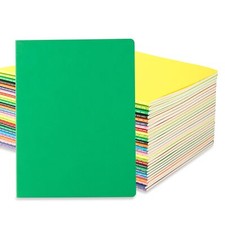 30 Pack Large B5 Blank Journal Notebook Bulk Colorful Cover B5 Size 7.6x10 Inch