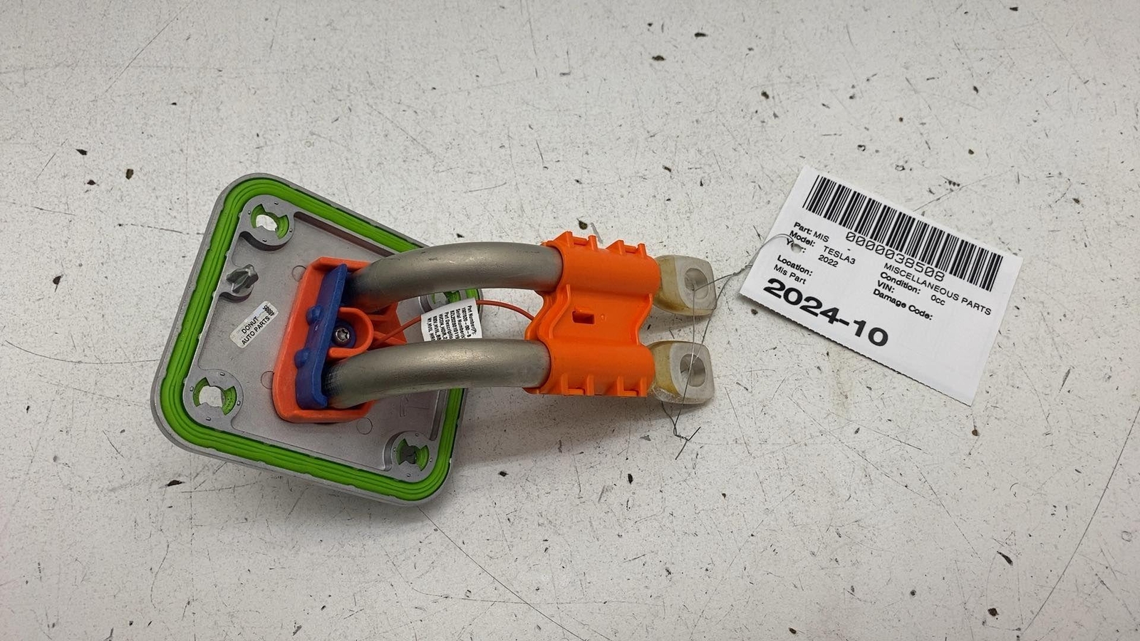 2017-2023 Tesla Model 3 Y High Voltage Battery Charging Port Cable Connector OEM