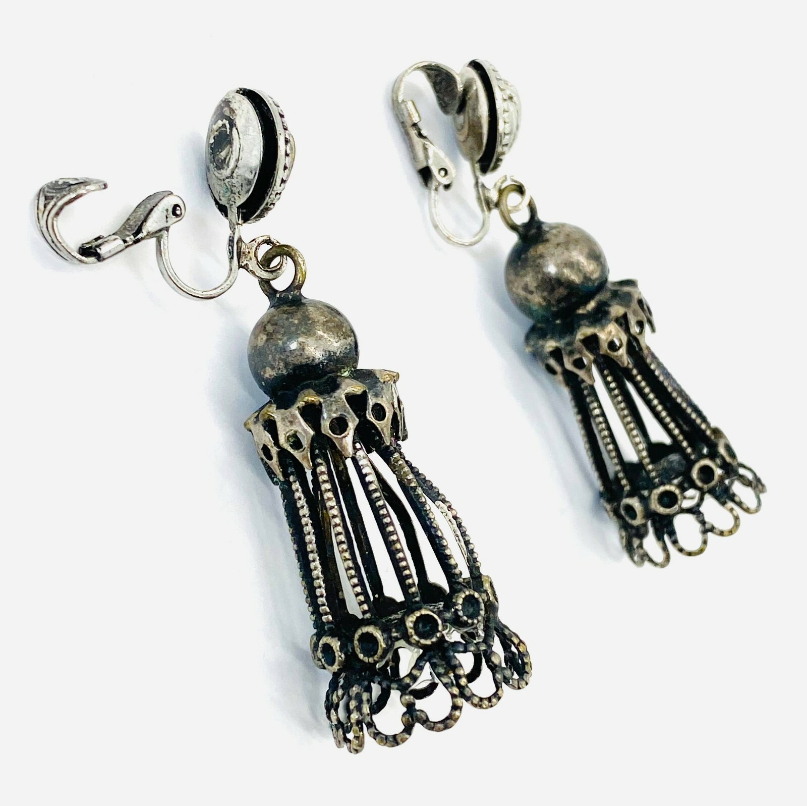 Sterling Silver Vintage Shell Lighthouse Statemen… - image 3