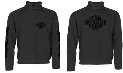 HARLEY DAVIDSON Sweatjacke ohne Kapuze 2, Sol's, schwarz, Größe 3XL