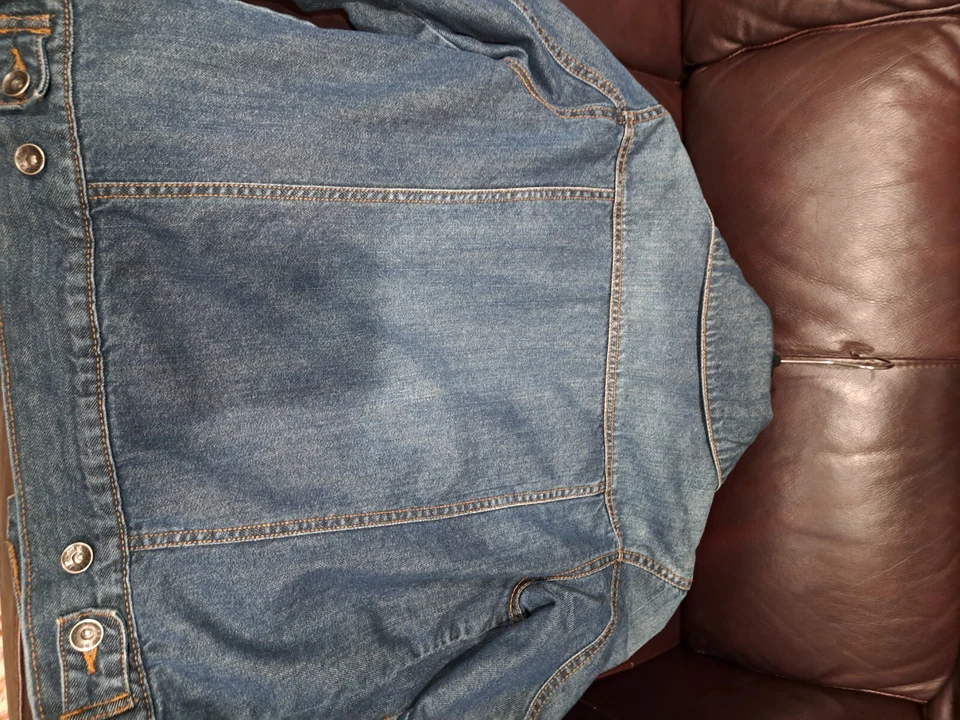  route 66 unisex  jeans jackets with sherpa linning size L  - Изображение 3 из 4