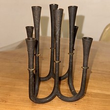 Bougeoirs en Fonte et Laiton par Jens Quistgaard