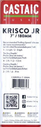 (2) Castaic Musky 7 1/2" Krisco Jr 2.1 Oz Shallow Diver Crankbaits Smalley New - Picture 4 of 4