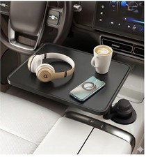 New Black Desk Car Tray Laptop Food Cup Holder Table Adjustable Plastic Travel New Black Desk Car Tray Laptop Food Cup Holder Table Adjustable Plastic Travel