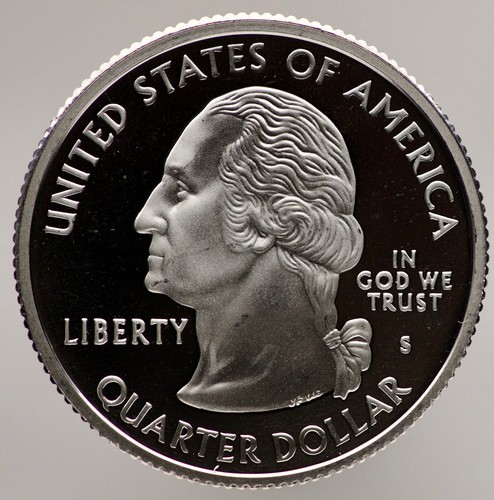 2006-S North Dakota State Quarter Proof  90% Silver .1808 oz Bison Design W9 - Picture 2 of 2