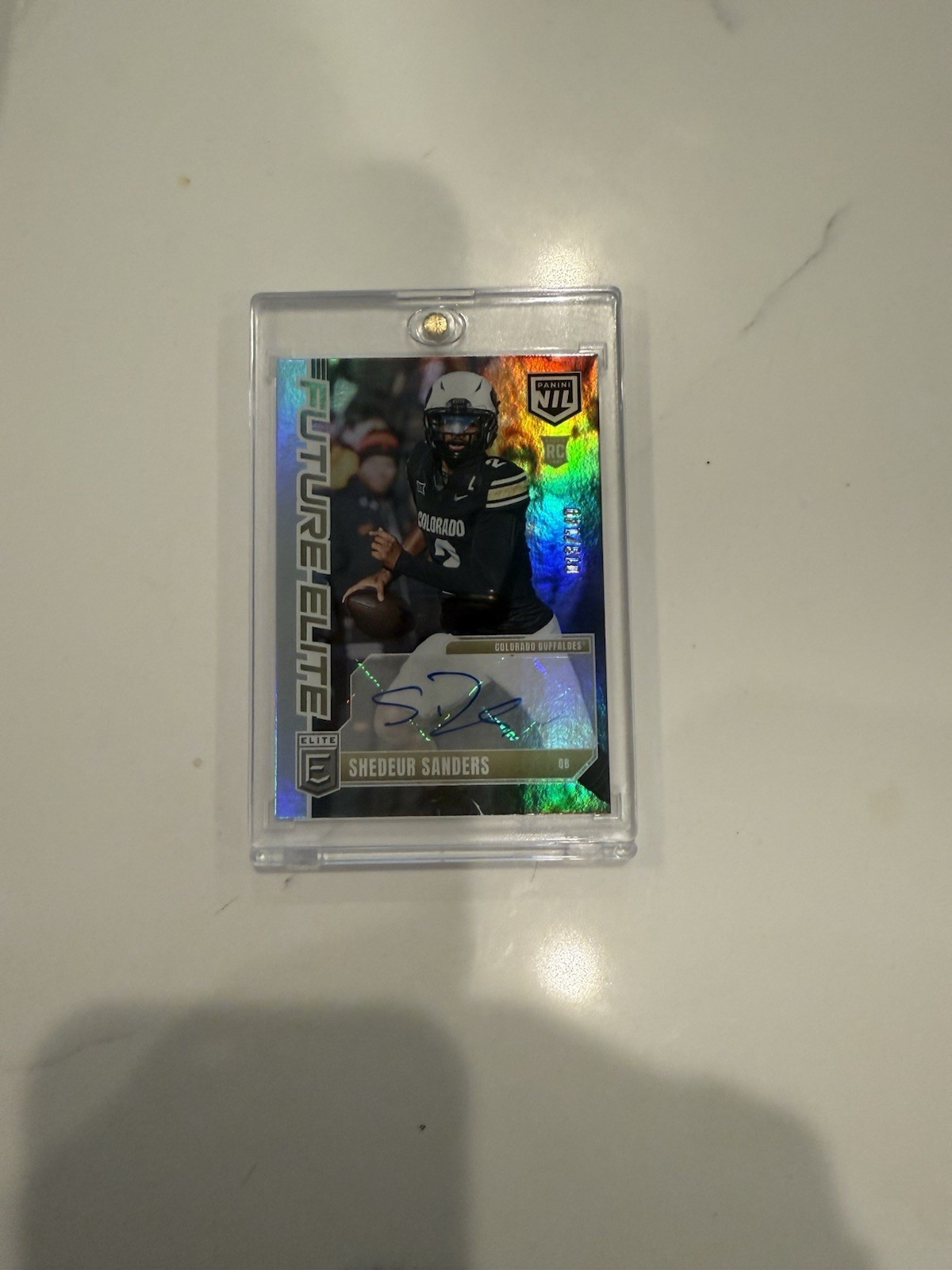 2025 DONRUSS ELITE SHEDEUR SANDERS ROOKIE FUTURE ELITE AUTO /149