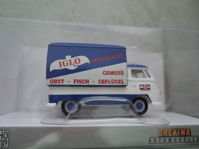 Brekina 32852 VW T1 b Bully Großraum Koffer Iglo Tiefkühlkost  in OVP neu  (NW)