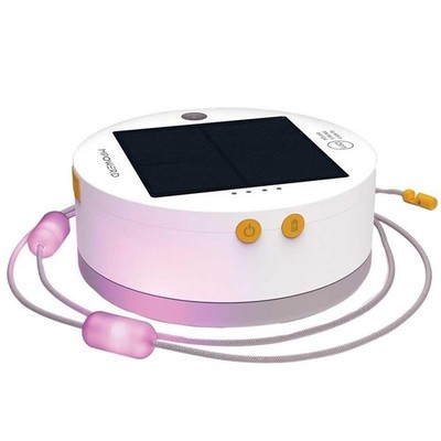 MPOWERD Luci Color Solar String Lights + Phone Charger: Color 18' Rechargeabl...