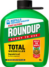 Roundup WeedKiller TOTAL Fast Action Ready To Use Weed Killer Pump Refill 5 L 7.00 per litre