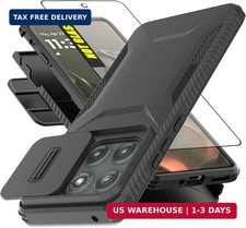 for Motorola Moto Edge 2025 Case with 1 HD Screen Protector  Slide Camera Cover