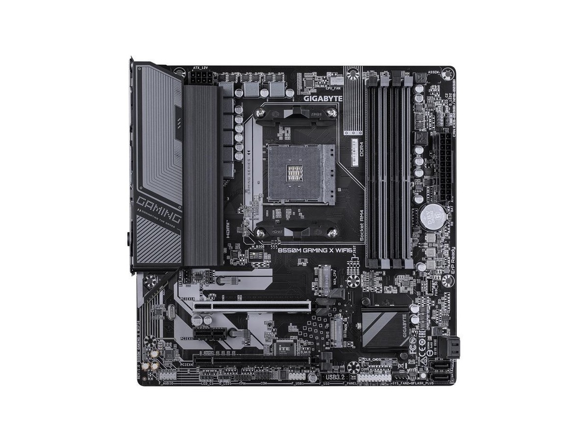GIGABYTE B550M GAMING X WIFI6 AM4 AMD B550 Micro ATX Motherboard