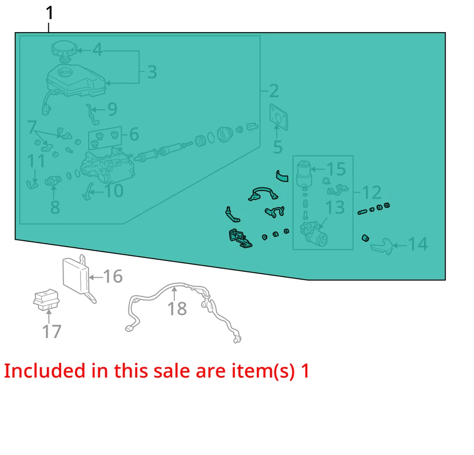 01 02 TOYOTA 4RUNNER ABS Pump Anti-lock Brake — 第 3/4 张图片