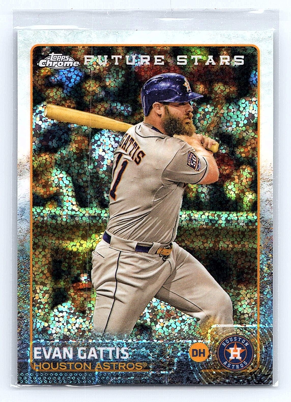 2015 Topps Chrome Update Evan Gattis Rookie Card #US11