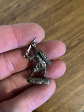Vintage Collectible Miniature Fine Pewter Figurines Medieval Knight