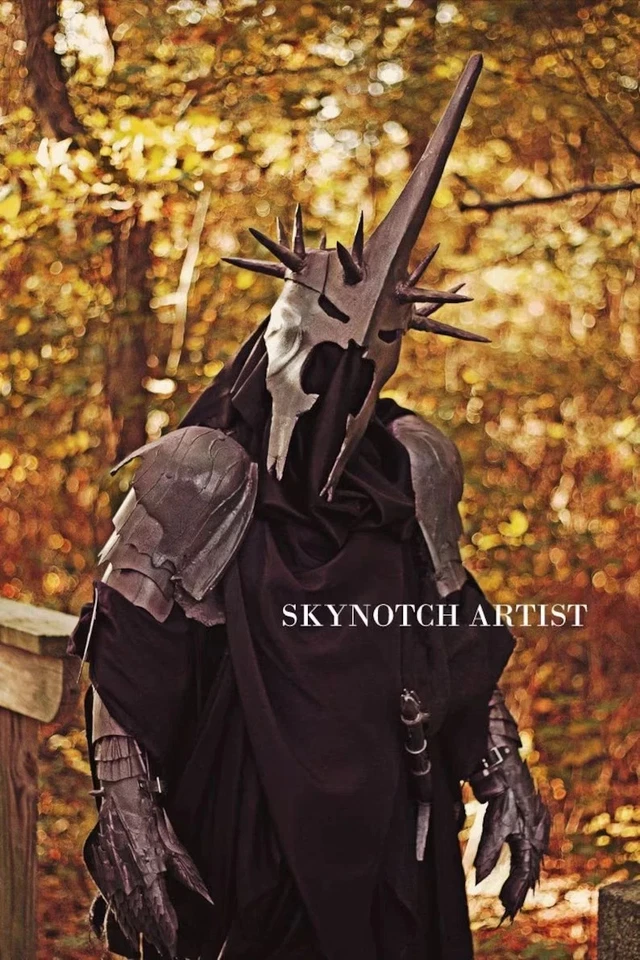 Властелин колец ведьма король Ангмара косплей костюм темно Nazgul полный костюм - Изображение 2 из 4