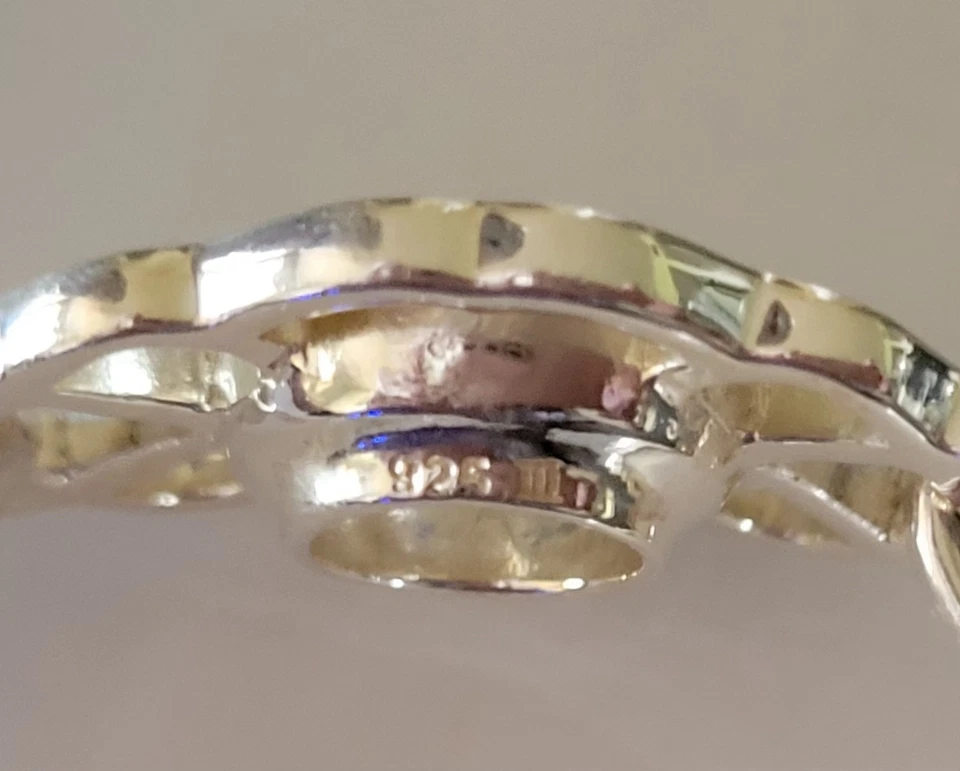 Auténtico Brazalete Camaleón Plata 925 8" Pulsera para Joya Pop Foto 3 de 3