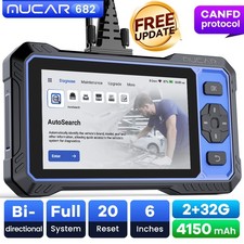 Mucar 682 Obd2 Scanner All System Tool Canfd Fca Ai Diagnostic Bidirectional