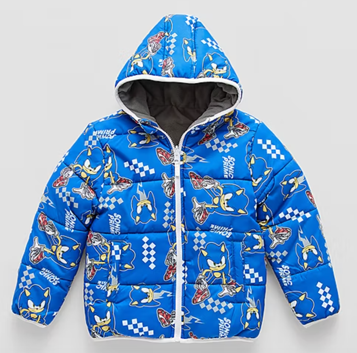 超レア☆90's SEGA SONIC ハイネック　タートルネック　コーデュロイ $90 Sonic the Hedgehog Puffer Jacket Coat Hoodie Boys 4 5 6 7 8