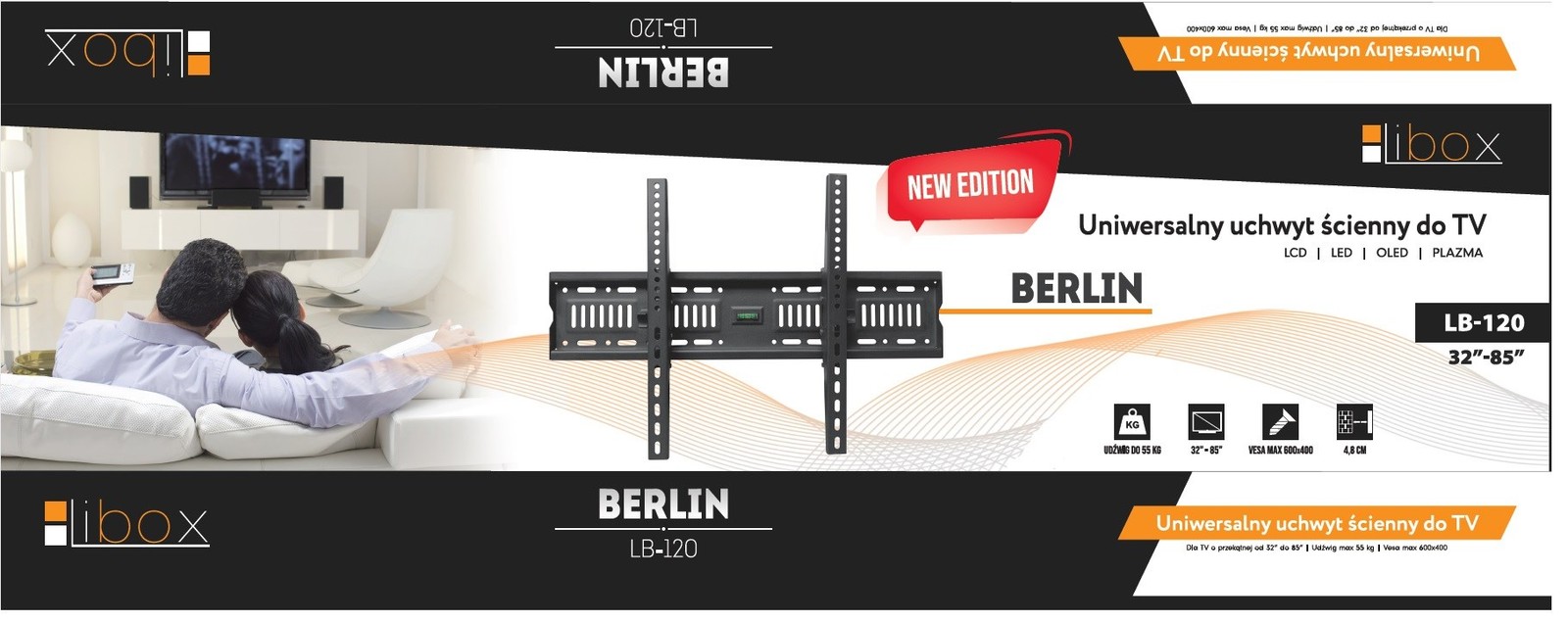5901811400186 Libox LB-120 216 85 Schwarz Libox 4990₽