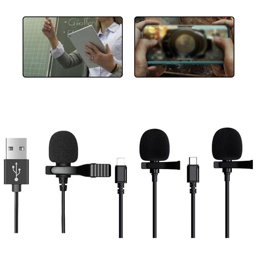 Microphone Clipon pour Live Streaming et Enregistrement avec Réduction du Bruit - Photo 5/16