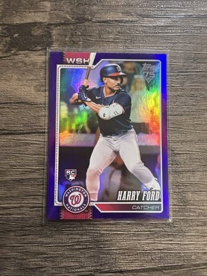 2026 Topps Series 2 Harry Ford Purple Holo Foil /250 RC Washington Nationals
