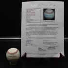 Jocko Conlan Signed Rawlings ONL Baseball Umpire Autograph JSA LOA ZJ22914
