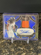 2025 Select TALANOA HUFANGA Patch Auto Blue Prizm /149 Broncos