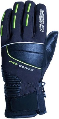 Chiba Men's Gloves Olympic Ski Gloves Winter Gloves, Black, Size