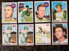 Topps Baseball 1969 1970 Oakland Athletics lot