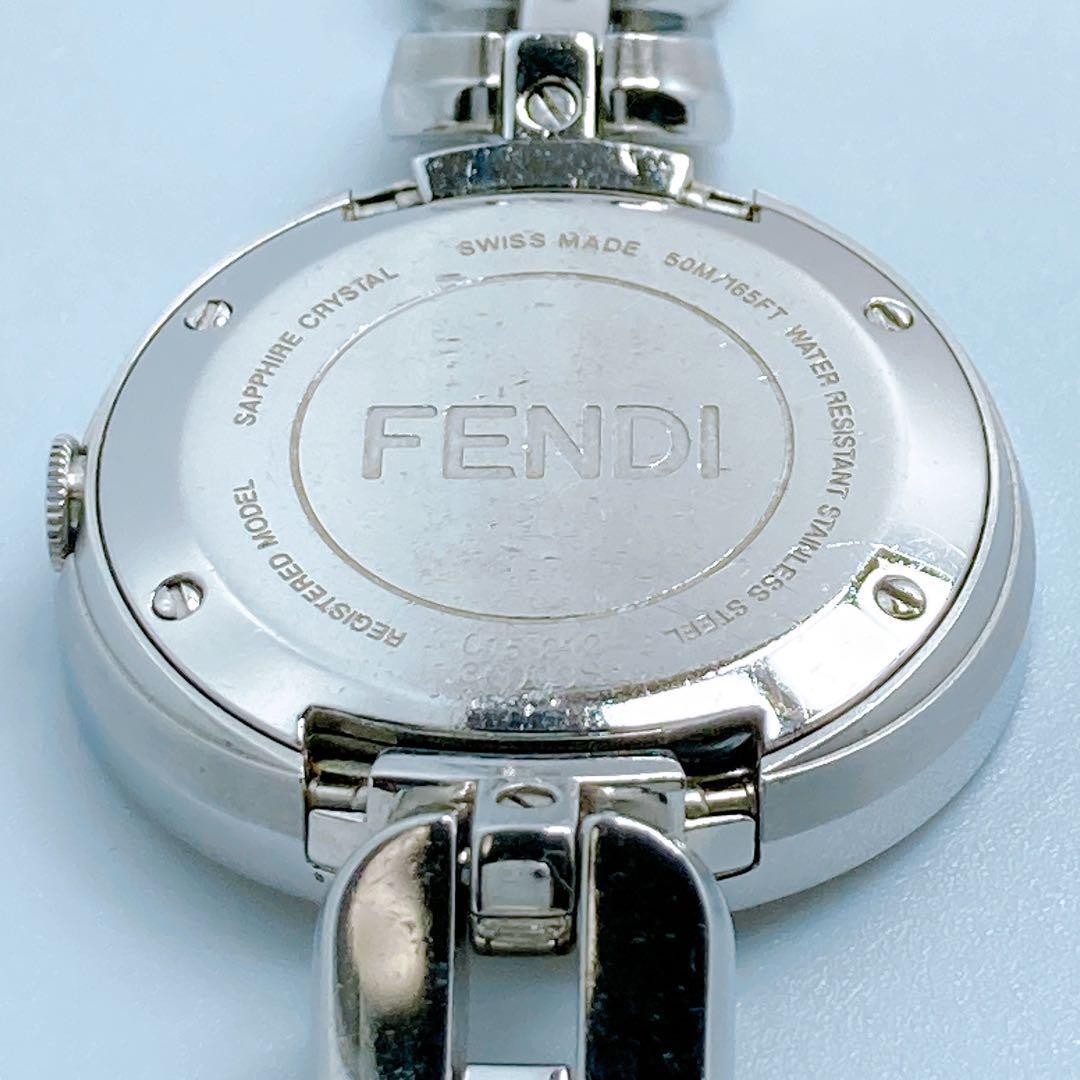Fendi My Way Quartz Watch 35000S Round Stainless Steel Used thumbnail 7