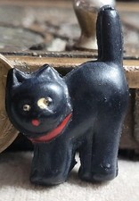 Vintage celluloid PUFFY CAT KITTEN charm prize jewelry