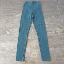 Abercrombie  Fitch Soft Ribbed Green Leggings Sz:SM