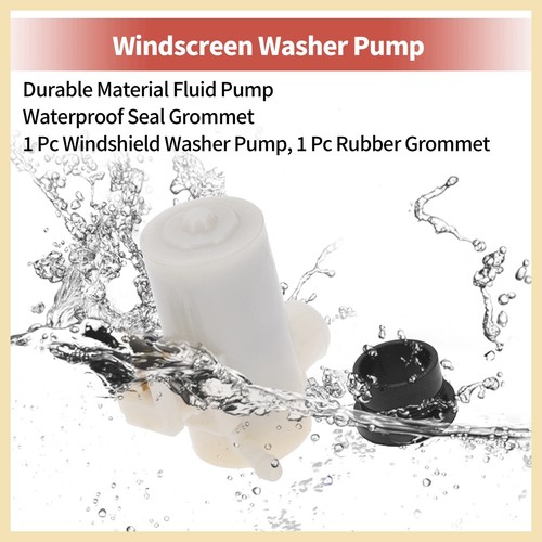 Windshield Washer Pump w/ Grommet Washer Fluid Pump for Honda No.86611AC010 New - Bild 7 von 7