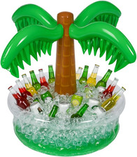 Inflatable Palm Tree Cooler - Blow up Palm Tree Party Cooler, Luau Hawaiian Trop