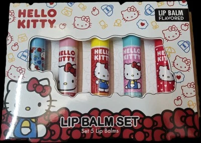 Hello Kitty And Friends Flavoured Lip Balms 4g - 5 PACK