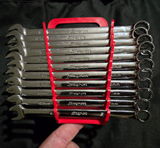 Snap-on Metric Combination Wrench Set 8-19mm 12pc Double End W Red Holder Snap-on Metric Combination Wrench Set 8-19mm 12pc Double End W Red Holder