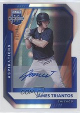 2021 Panini Elite Extra Edition 80/84 James Triantos #56 Auto y6t