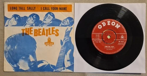 The Beatles long tall sally 1964  Vg+/Vg+ Norway 7" 45 single bright Orange RARE