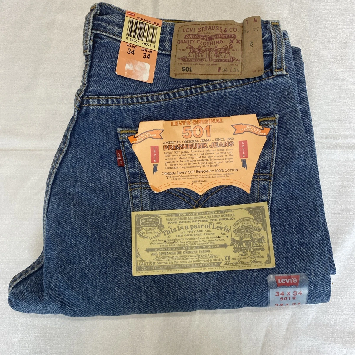 levis 501 deadstock products for sale | eBay