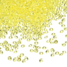 10000Pcs Wedding Table Scatter Confetti for Crafts (Light Yellow, 3mm)