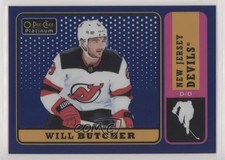 2018-19 O-Pee-Chee Platinum Retro Blue Rainbow 55/149 Will Butcher #R-8 7l6