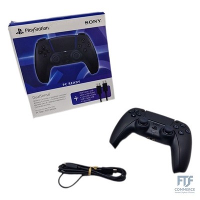 Playstation DualSense  Wireless-Controller   Midnight Black + USB-Kabel für PC