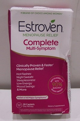 Estroven Complete Multi-Symptom Menopause Relief 28 Caplets EXP 08/2027