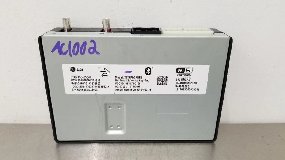 18 MÓDULO DE TELEMÁTICA DE COMUNICAÇÃO CHEVY SILVERADO 1500 84293872 - Imagem 2 de 4