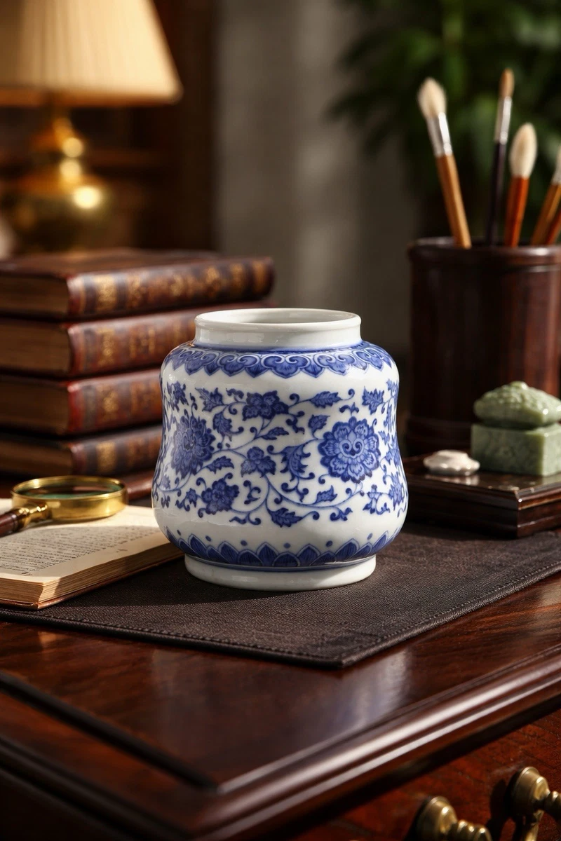 白色中国古董花瓶| eBay